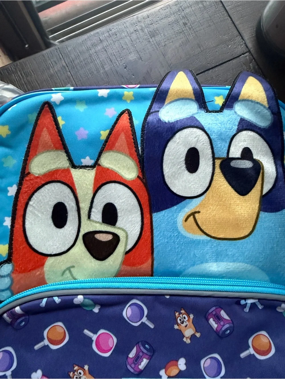 Bluey kids 14” textured backpack